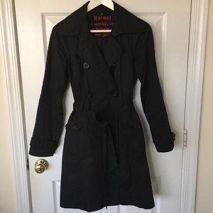 Naf Naf 100% Cotton Trench Coat